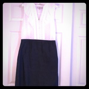 Sleeveless business casual dress